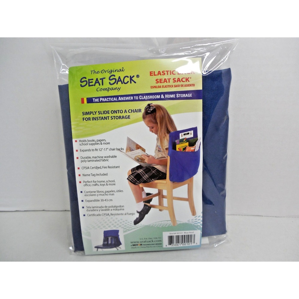 The Original Seat Sack Company Elastic Back Storage 12"-17" Blue/Azul 00101